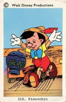 Pinocchio — 1973-76 Disney Set Numbered #310