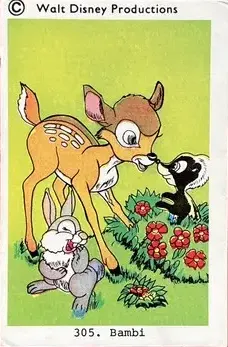 Bambi — 1973-76 Disney Set Numbered #305