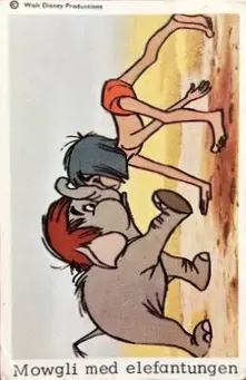 Mowgli & Lilla Elefanten — 1963-73 Disney Set Unnumbered