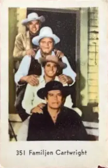 Bonanza cast — 1963 Numbered Set 4 (301-451) #351