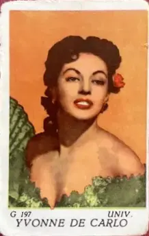 Yvonne de Carlo — 1956 G Set (with Studio) #197