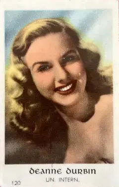 Deanna Durbin — 1952 Numbered Set 7 (1-198) #120