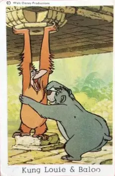 Kung Louie & Baloo — 1963-73 Disney Set Unnumbered