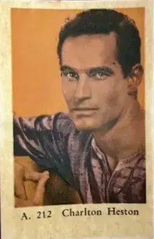 Charlton Heston — 1959 A Set (Serif) #212