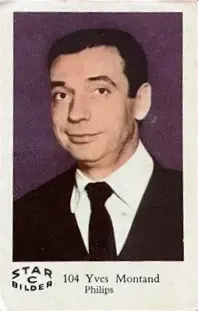 Yves Montand — 1962 Star Bilder C #104