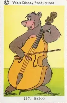Baloo — 1973-76 Disney Set Numbered #157