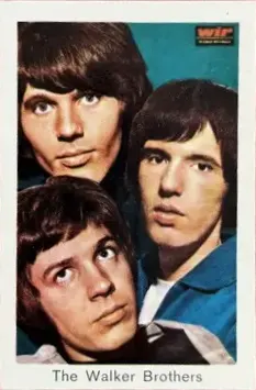 The Walker Brothers — 1966-68 Popbilder Unnumbered Series