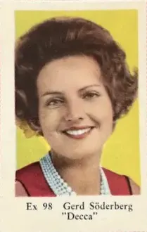 Gerd Söderberg — 1962 Ex Set #98