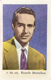 Ricardo Montalbán — 1958 X Nr Set #265