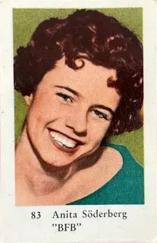 Anita Söderberg — 1962 Numbered Set 3 (1-300) #83