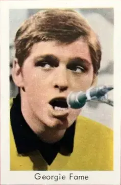 Georgie Fame — 1966-68 Popbilder Unnumbered Series