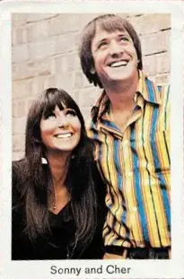 Sonny and Cher — 1966-68 Popbilder Unnumbered Series