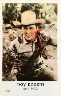 Roy Rogers — 1952 Numbered Set 7 (1-198) #102